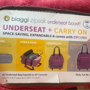 Biaggi Zipsak Underseat Carry On Bag